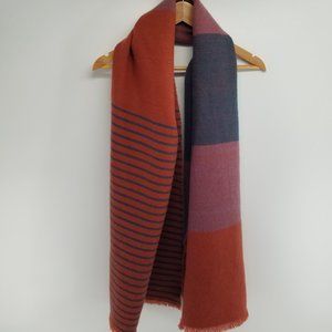 14th & Union striped color block scarf 26 x 72